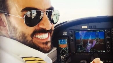 صورة توضيحية - كابتن الطيران باسل طوق بطل التحليق في السماء