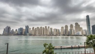 الإمارات تستعد لمنخفض جوي سيضرب المنطقة الأحد