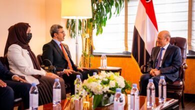 الإمارات تؤكد التزامها بدعم المجلس الرئاسي اليمني