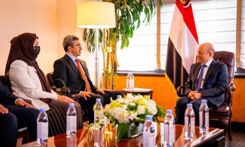 الإمارات تؤكد التزامها بدعم المجلس الرئاسي اليمني