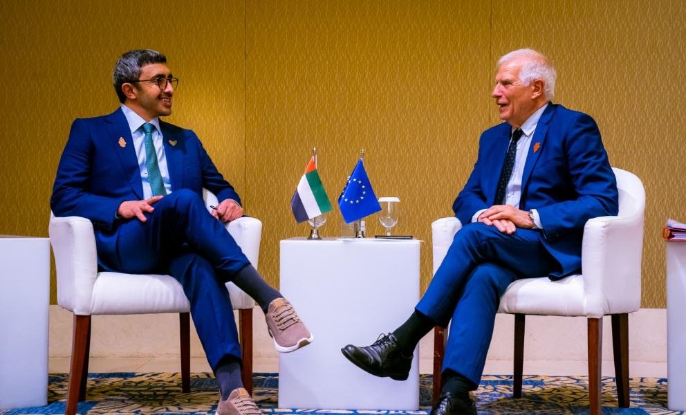 بوريل يبحث مع عبد الله بن زايد الاحترام المتبادل - صورة مميزة صورة مميزة: بوريل يبحث مع عبد الله بن زايد الاحترام المتبادل
