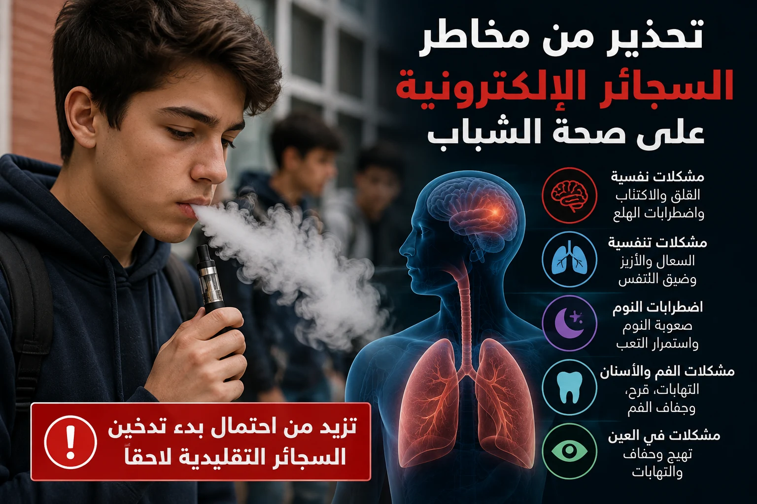 الكلية الملكية لطب الأطفال تحذر من أضرار السجائر الإلكترونية - صورة مميزة صورة مميزة: الكلية الملكية لطب الأطفال تحذر من أضرار السجائر الإلكترونية