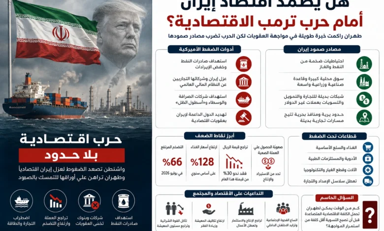 واشنطن تستهدف عزلة مالية للضغط على الاقتصاد الإيراني